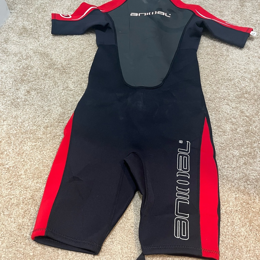 Animal Black and Red Wetsuit